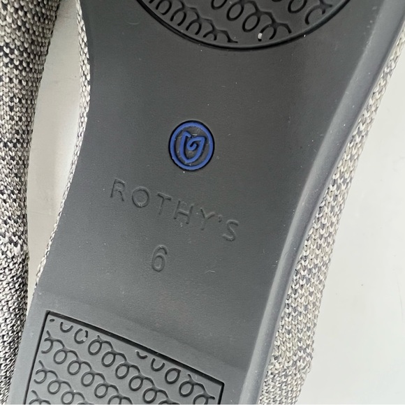 Rothy\'s Heather Grey Loafer Size 6 Slip-On Comfortable Casual Rounded Toe